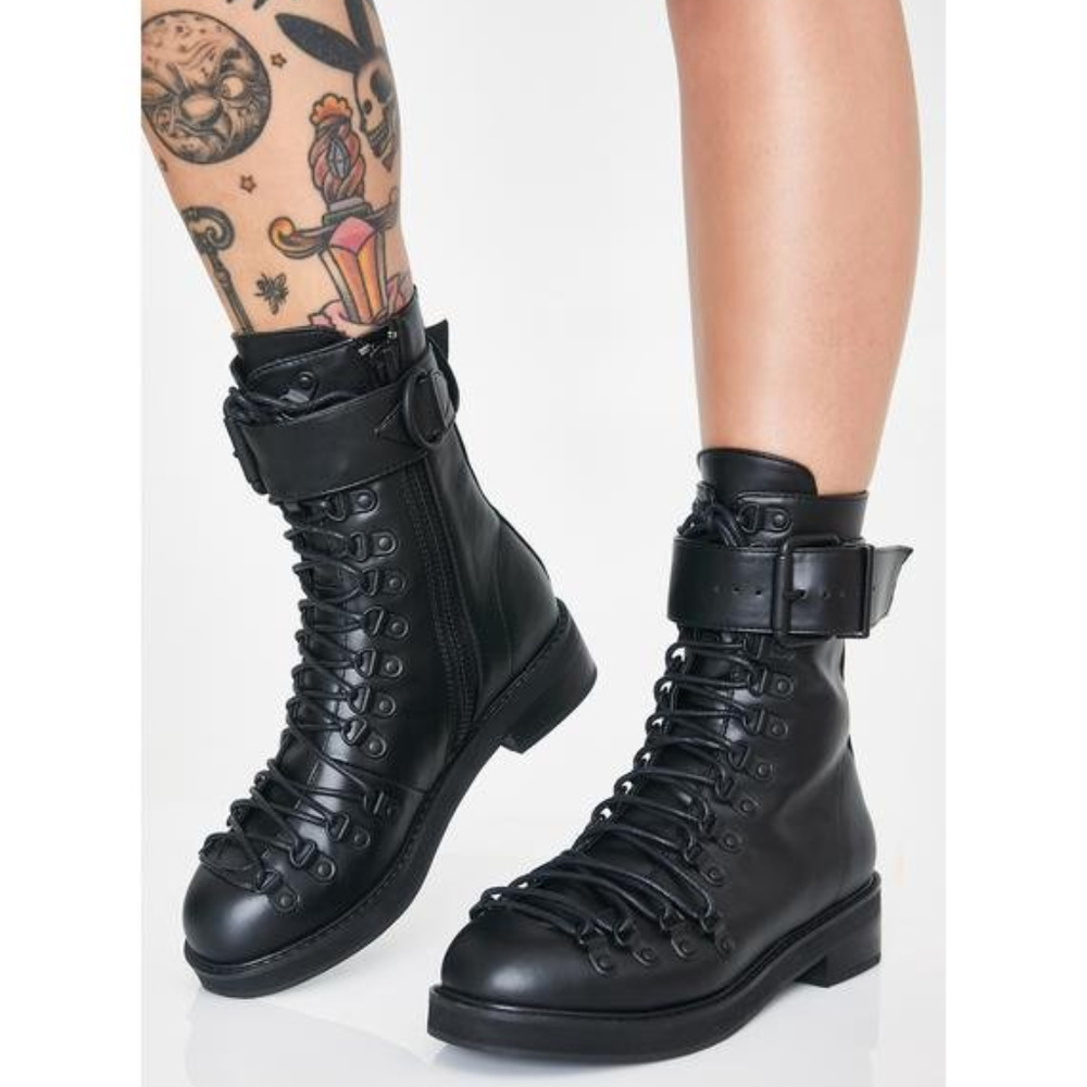Dolls Kill Current Mood Slade boot Size 6